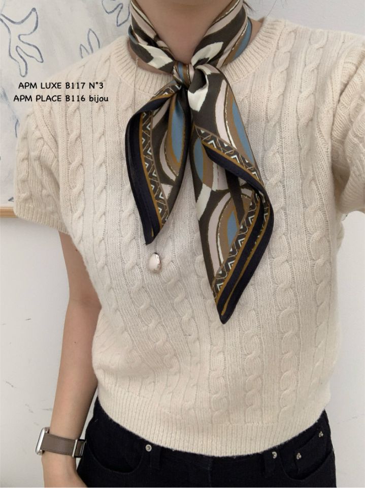 N3韓國直郵㊣女裝新品人氣推薦25秋冬熱賣時尚圍巾披肩絲綢N3圍巾/披肩