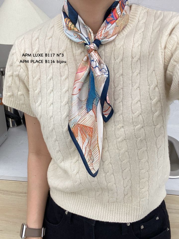 N3韓國直郵㊣女士新款職業推薦熱賣休閑人氣時尚圍巾披肩絲綢N3圍巾/披肩