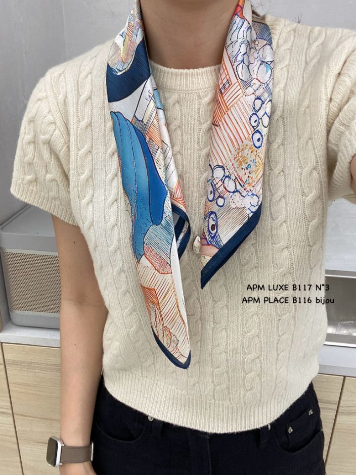 N3韓國直郵㊣女士新款職業推薦熱賣休閑人氣時尚圍巾披肩絲綢N3圍巾/披肩