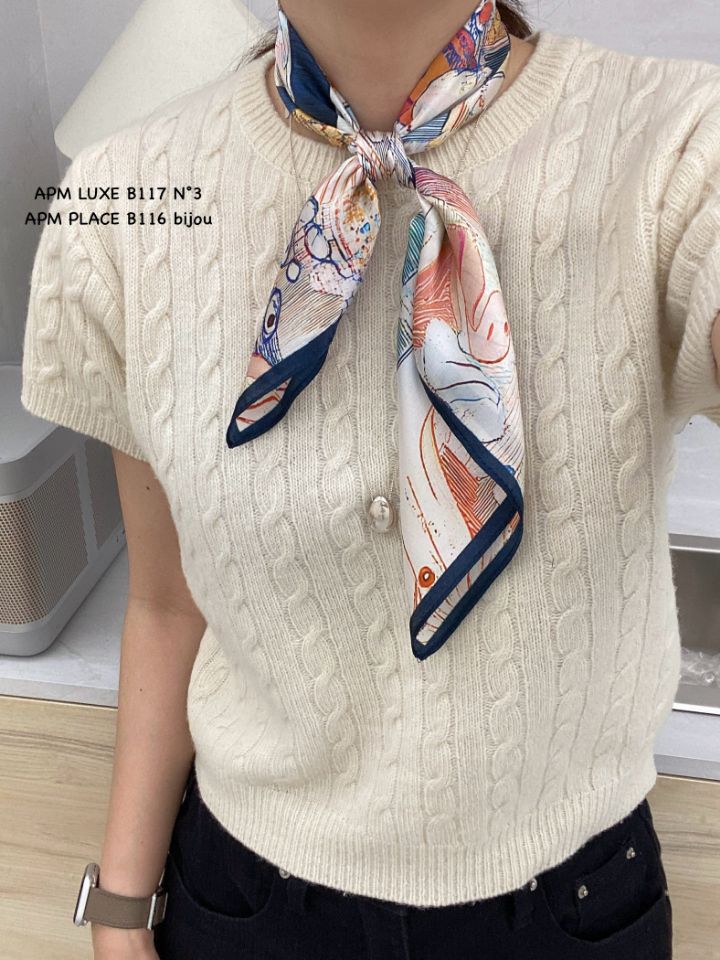 N3韓國直郵㊣女士新款職業推薦熱賣休閑人氣時尚圍巾披肩絲綢N3圍巾/披肩