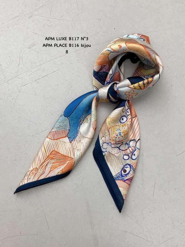 N3韓國直郵㊣女士新款職業推薦熱賣休閑人氣時尚圍巾披肩絲綢N3圍巾/披肩