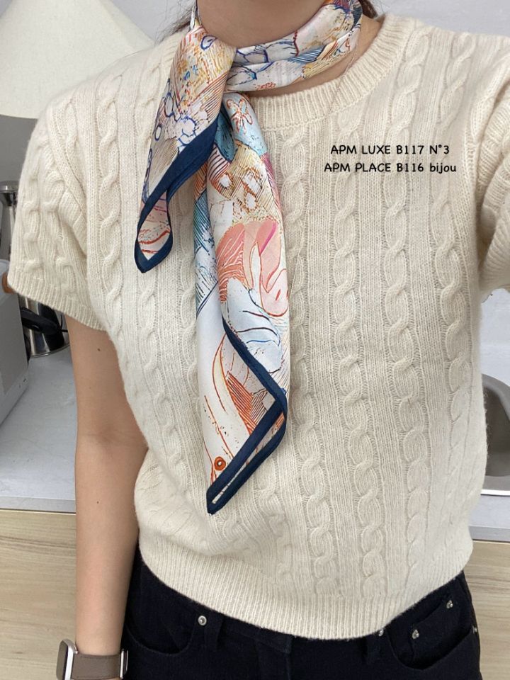 N3韓國直郵㊣女士新款職業推薦熱賣休閑人氣時尚圍巾披肩絲綢N3圍巾/披肩