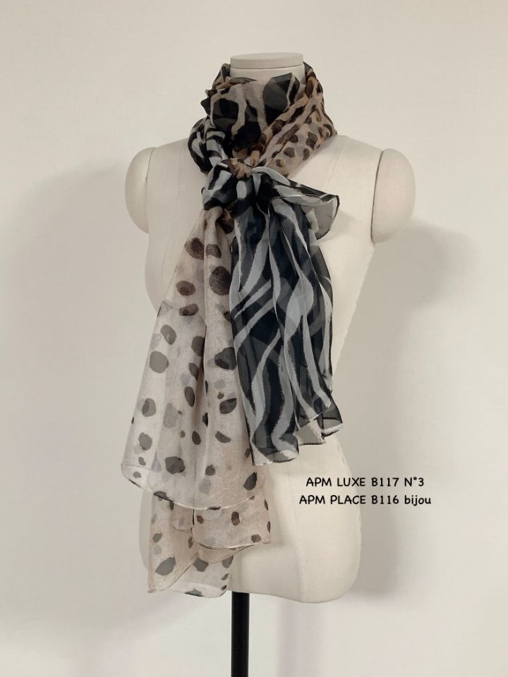 N3東大門㊣代購女裝新款推薦時尚休閑熱賣職業圍巾披肩雪紡N3圍巾/披肩