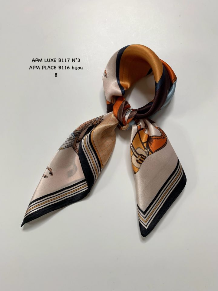 N3韓國代購㊣女裝新款休閑25秋冬職業推薦時尚圍巾披肩絲綢N3圍巾/披肩