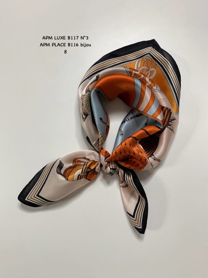 N3韓國代購㊣女裝新款休閑25秋冬職業推薦時尚圍巾披肩絲綢N3圍巾/披肩