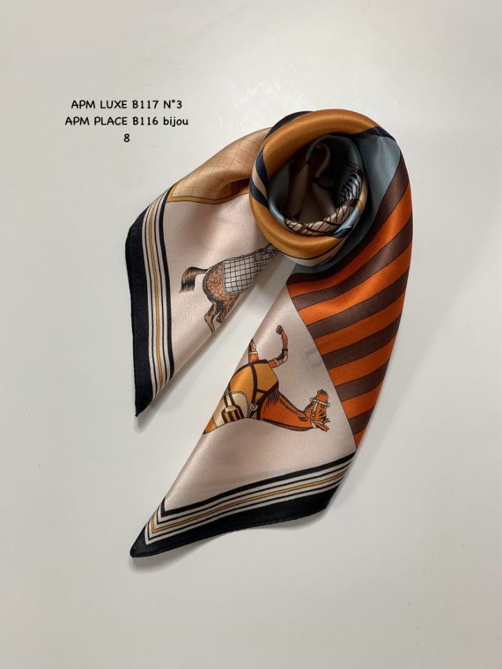 N3韓國代購㊣女裝新款休閑25秋冬職業推薦時尚圍巾披肩絲綢N3圍巾/披肩