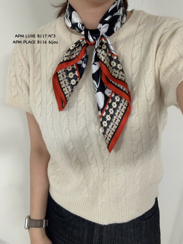 N3東大門㊣實拍女士新品推薦熱賣人氣休閑圍巾披肩花朵絲綢N3圍巾/披肩