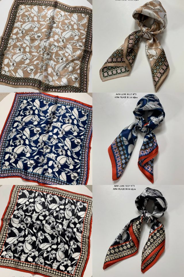 N3東大門㊣實拍女士新品推薦熱賣人氣休閑圍巾披肩花朵絲綢N3圍巾/披肩