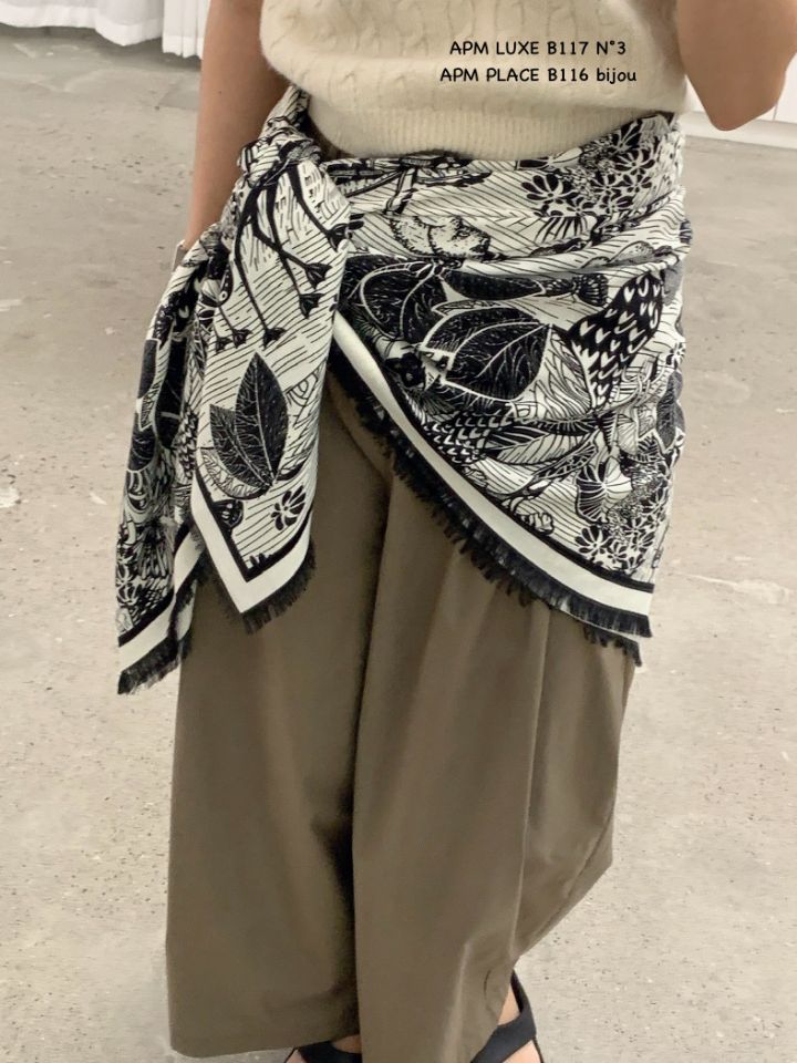 N3東大門㊣代購女裝新品休閑熱賣25秋冬職業時尚人氣圍巾披肩N3圍巾/披肩