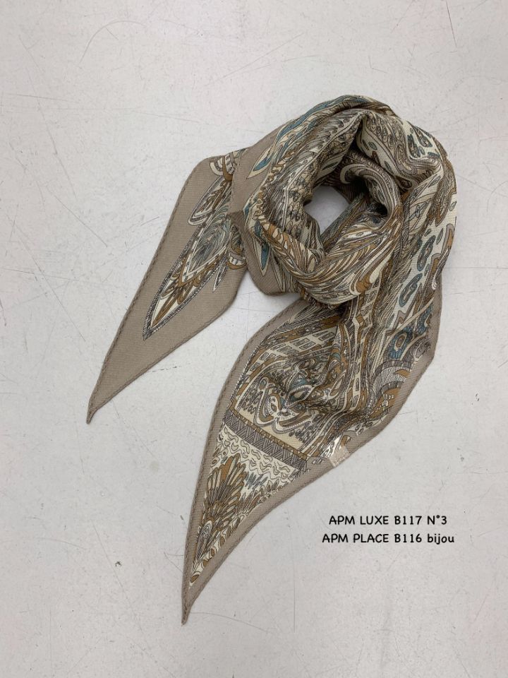 N3東大門㊣代購女裝新款推薦人氣時尚25秋冬圍巾披肩羊毛絲綢N3圍巾/披肩圖色1