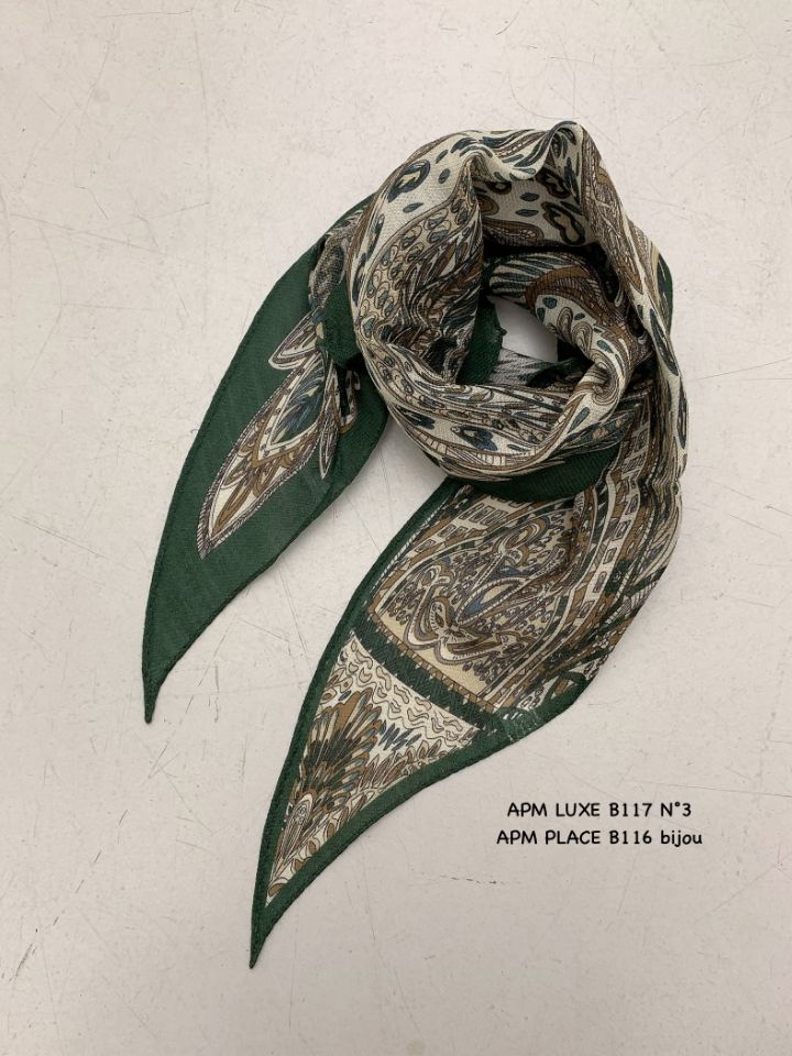 N3東大門㊣代購女裝新款推薦人氣時尚25秋冬圍巾披肩羊毛絲綢N3圍巾/披肩圖色2