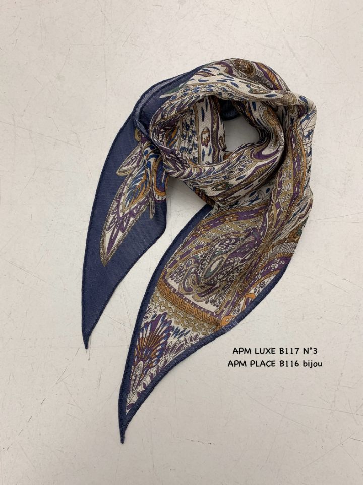 N3東大門㊣代購女裝新款推薦人氣時尚25秋冬圍巾披肩羊毛絲綢N3圍巾/披肩圖色4