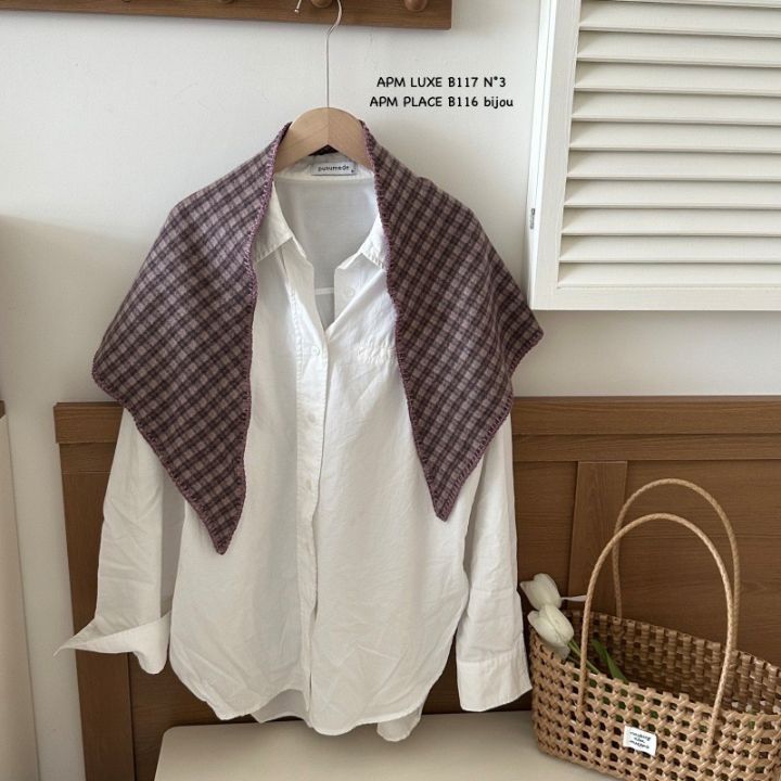 N3東大門㊣代購女士新款時尚休閑職業25秋冬人氣熱賣圍巾披肩N3圍巾/披肩