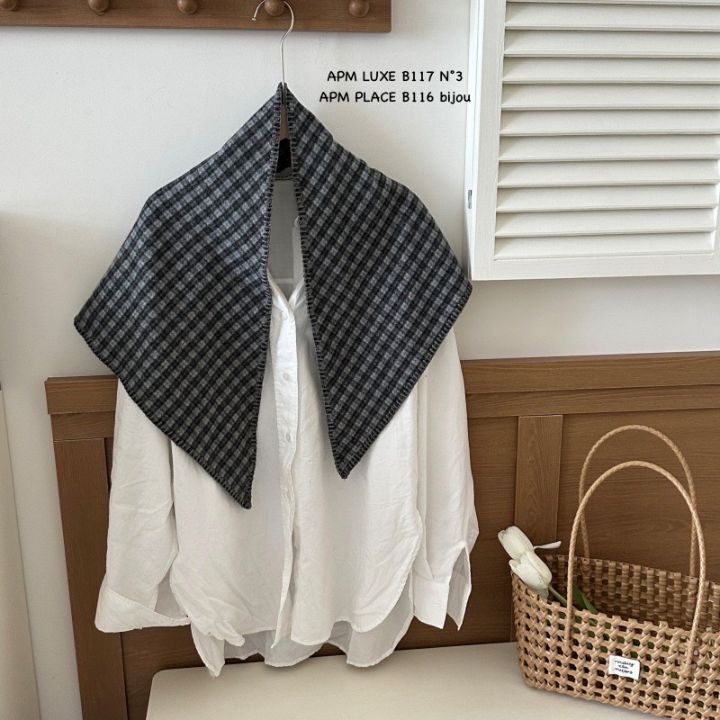 N3東大門㊣代購女士新款時尚休閑職業25秋冬人氣熱賣圍巾披肩N3圍巾/披肩