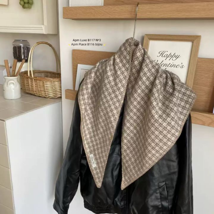 N3東大門㊣代購女士新款時尚休閑職業25秋冬人氣熱賣圍巾披肩N3圍巾/披肩圖色2