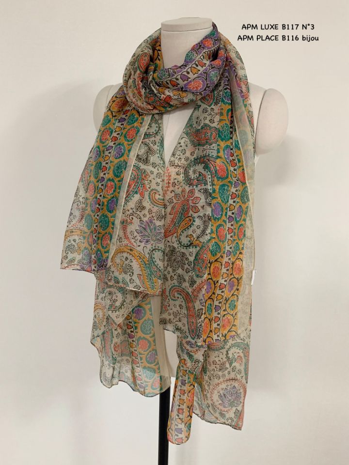 N3韓國直郵㊣女裝新款熱賣休閑時尚職業人氣25秋冬圍巾披肩雪紡N3圍巾/披肩圖色2