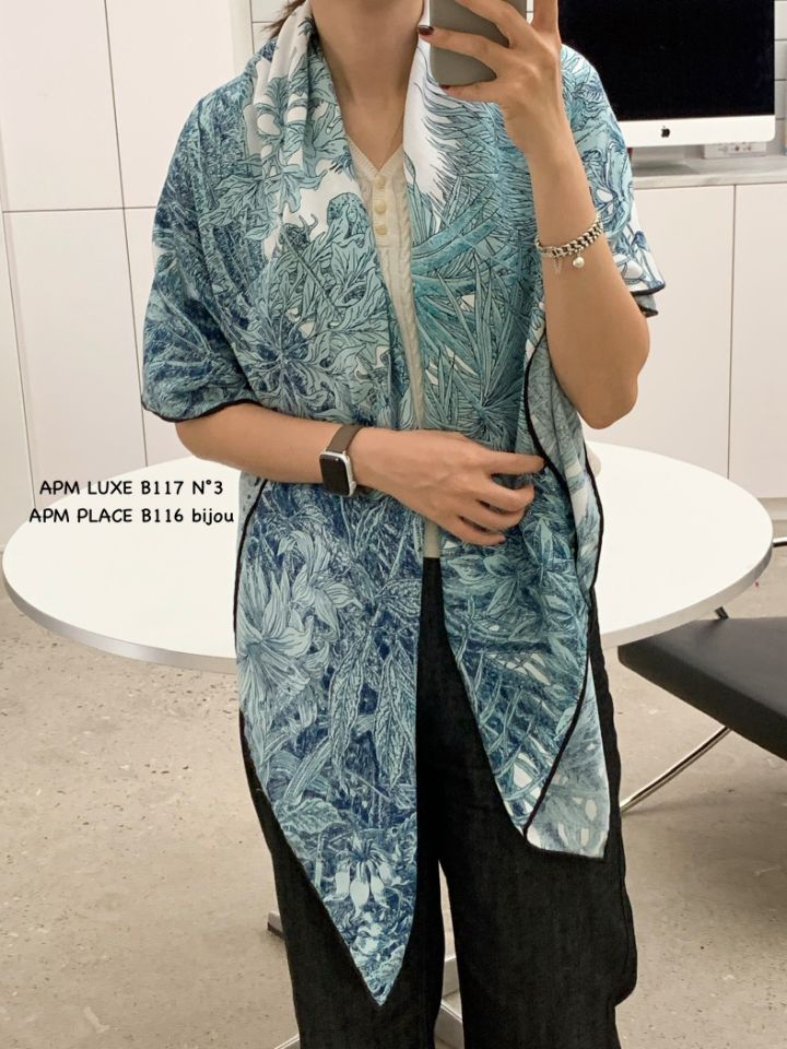 N3韓國代購㊣女士新款熱賣時尚休閑推薦職業25秋冬圍巾披肩N3圍巾/披肩