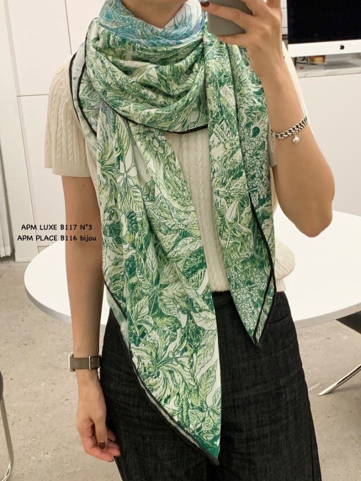 N3韓國代購㊣女士新款熱賣時尚休閑推薦職業25秋冬圍巾披肩N3圍巾/披肩