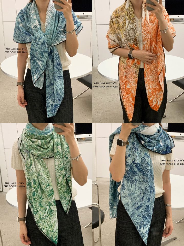 N3韓國代購㊣女士新款熱賣時尚休閑推薦職業25秋冬圍巾披肩N3圍巾/披肩