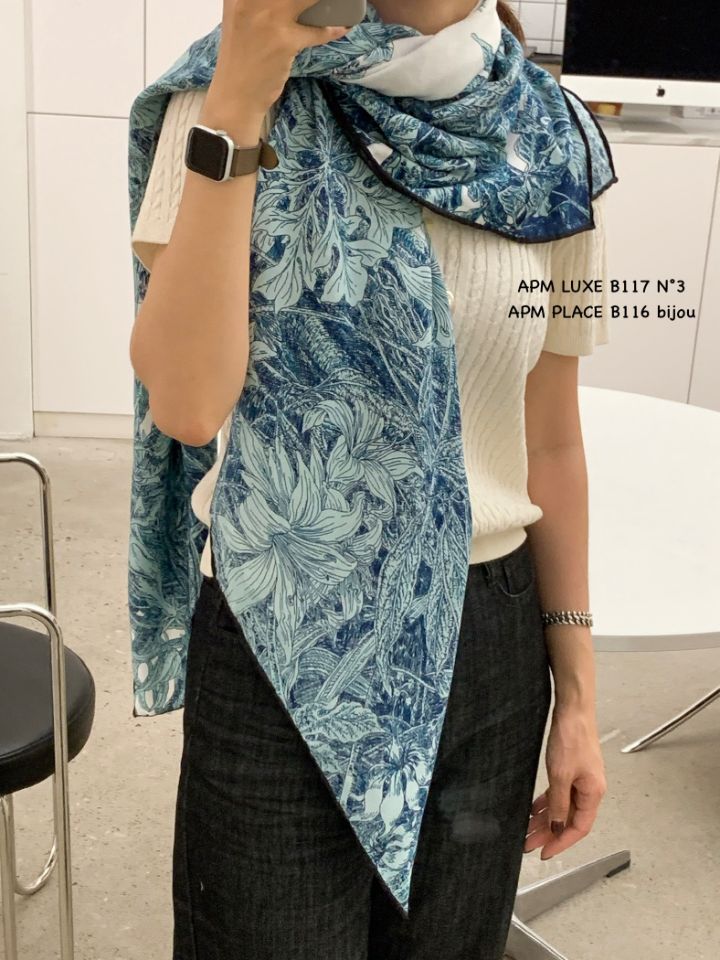 N3韓國代購㊣女士新款熱賣時尚休閑推薦職業25秋冬圍巾披肩N3圍巾/披肩