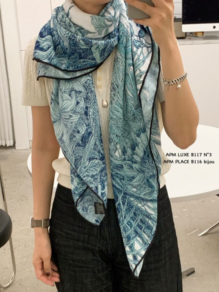 N3韓國代購㊣女士新款熱賣時尚休閑推薦職業25秋冬圍巾披肩N3圍巾/披肩