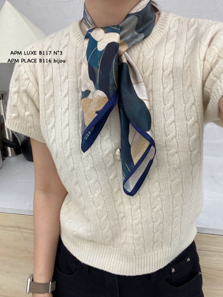 N3東大門㊣代購女士新品人氣熱賣推薦休閑職業圍巾披肩絲綢N3圍巾/披肩