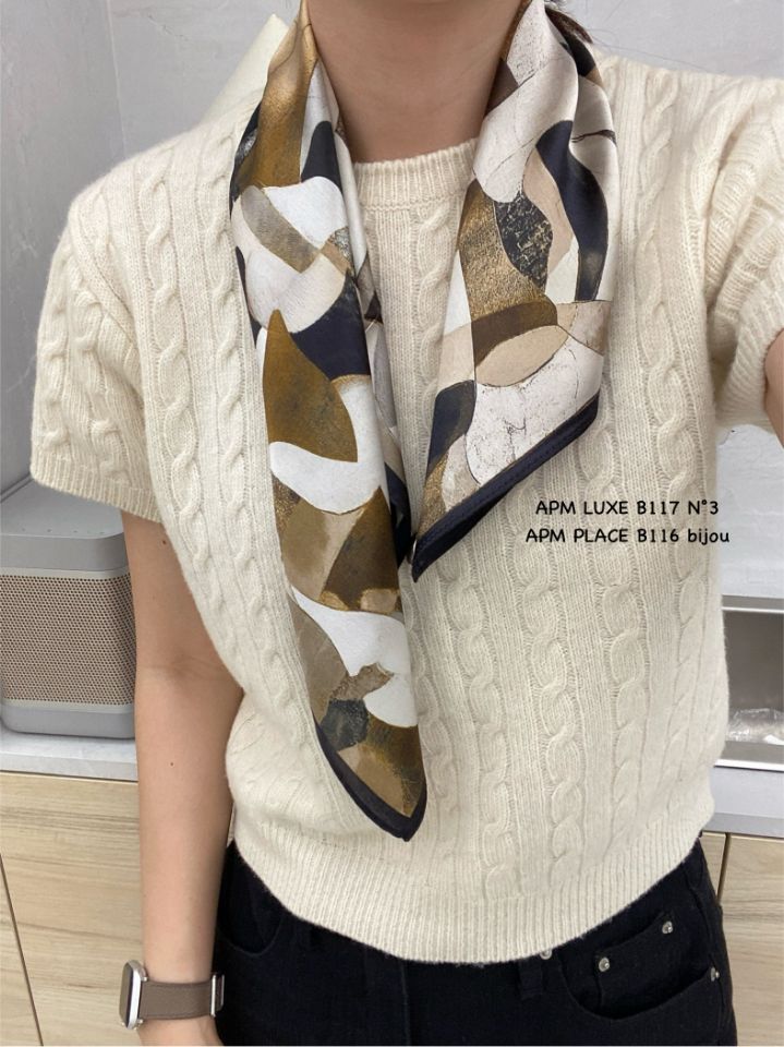 N3東大門㊣代購女士新品人氣熱賣推薦休閑職業圍巾披肩絲綢N3圍巾/披肩