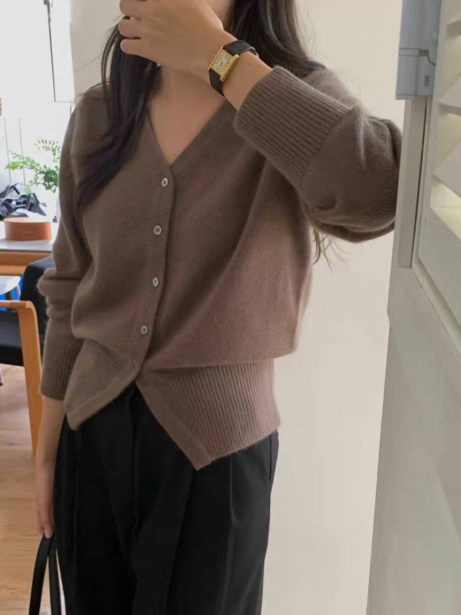 OBOE韓國代購㊣女士新品人氣職業休閑推薦熱賣時尚25秋冬針織衫OBOE針織衫圖色2