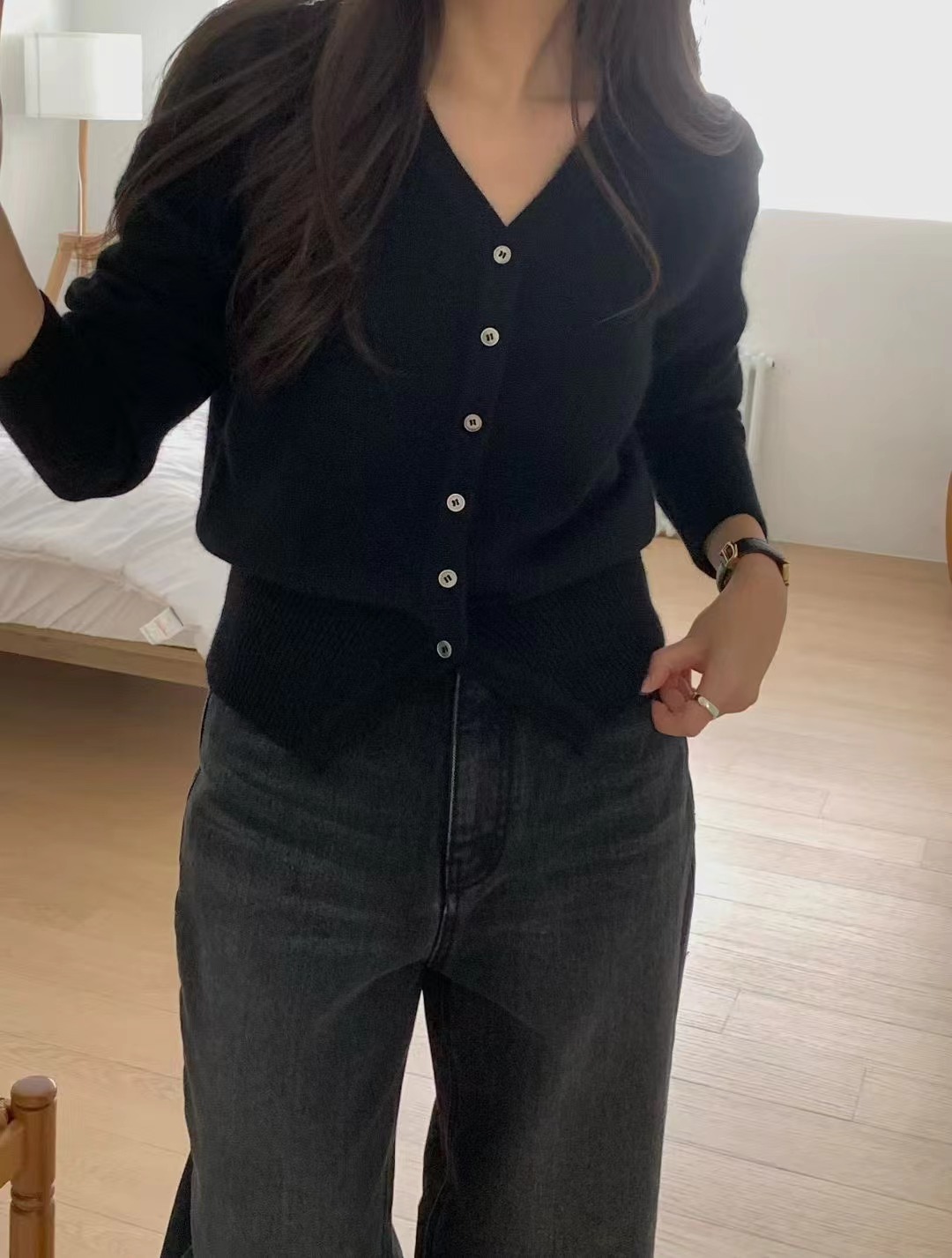 OBOE韓國代購㊣女士新品人氣職業休閑推薦熱賣時尚25秋冬針織衫OBOE針織衫圖色4