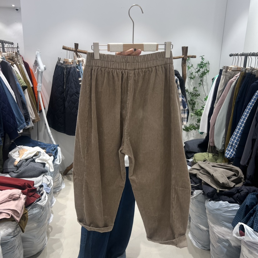 BLOOM韓國直郵㊣女裝新款人氣職業時尚推薦熱賣休閑褲燈芯絨BLOOM-S休閑褲