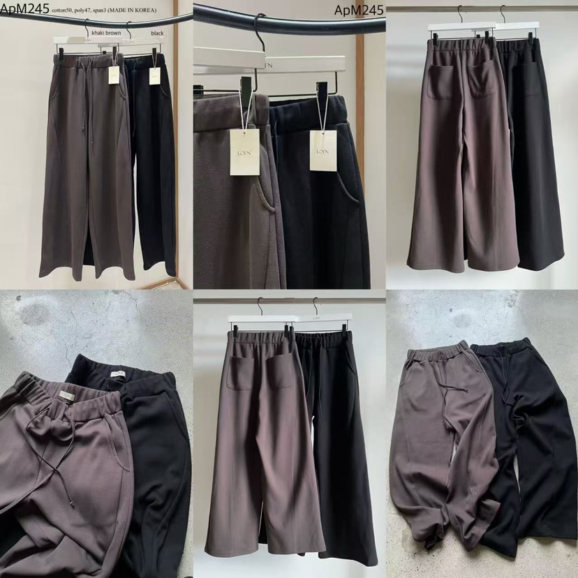 LOFN東大門㊣實拍女裝新款熱賣時尚休閑25秋冬人氣休閑褲棉質LOFN休閑褲