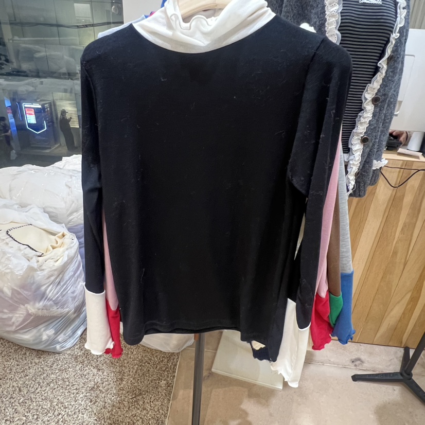 ARANCIA東大門㊣實拍女士新款推薦25秋冬熱賣休閑人氣長袖T恤ARANCIA長袖T恤圖色1