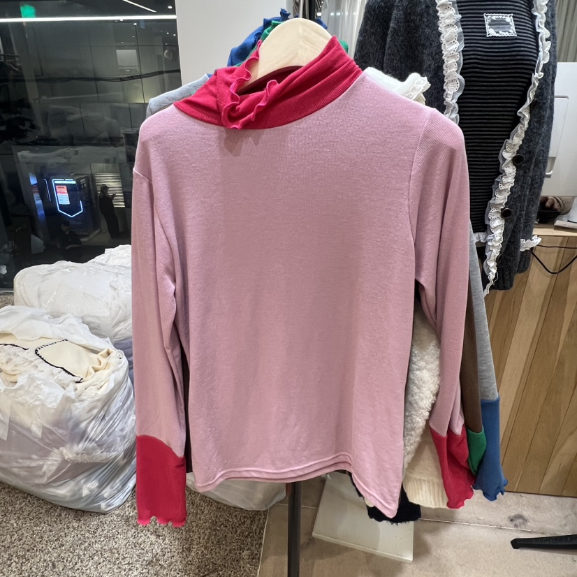 ARANCIA東大門㊣實拍女士新款推薦25秋冬熱賣休閑人氣長袖T恤ARANCIA長袖T恤圖色2