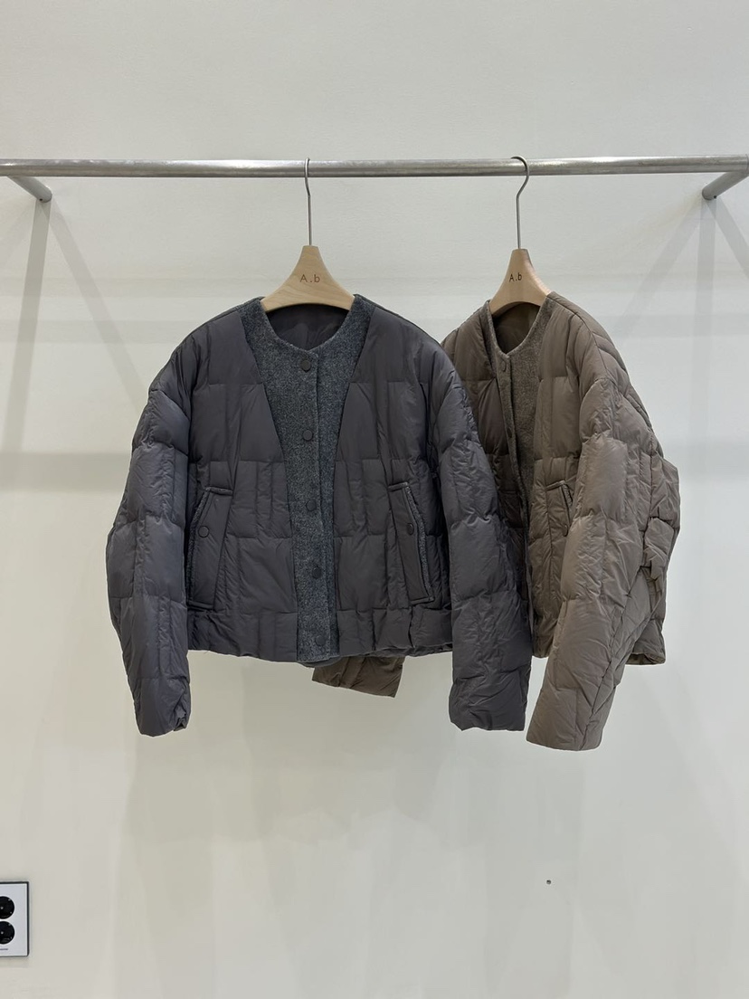 AUTUMN BEIGE-Q東大門㊣直郵女士新款25秋冬短款羽絨服絨A.b/AUTUMN BEIGE短款羽絨服