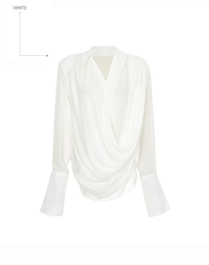 VAN NZILL東大門㊣直郵女裝新品休閑推薦時尚人氣襯衫蕾絲衫VAN NZILL襯衫/蕾絲衫圖色1