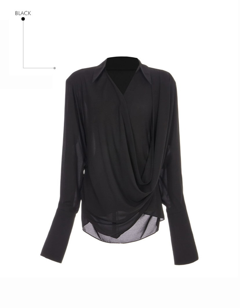 VAN NZILL東大門㊣直郵女裝新品休閑推薦時尚人氣襯衫蕾絲衫VAN NZILL襯衫/蕾絲衫圖色2