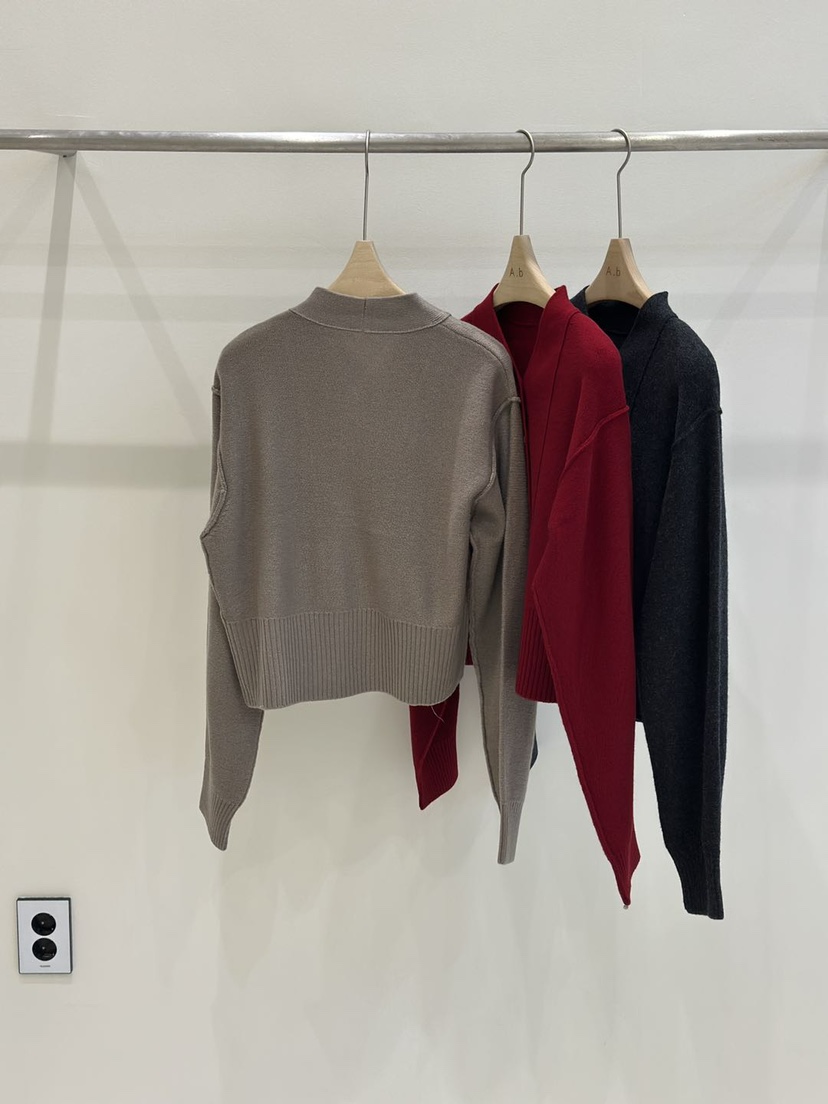 AUTUMN BEIGE-Q東大門㊣實拍女士新款熱賣25秋冬人氣針織衫A.b/AUTUMN BEIGE針織衫