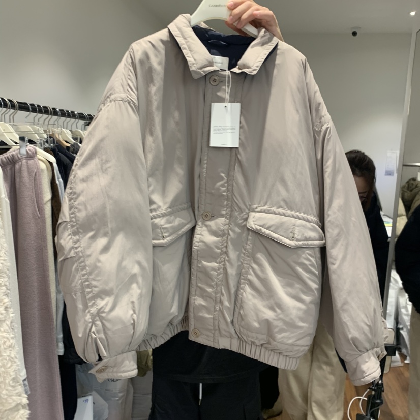 GABRIELLE韓國代購㊣女裝新款推薦人氣職業25秋冬短款羽絨服口袋GABRIELLE短款羽絨服圖色2