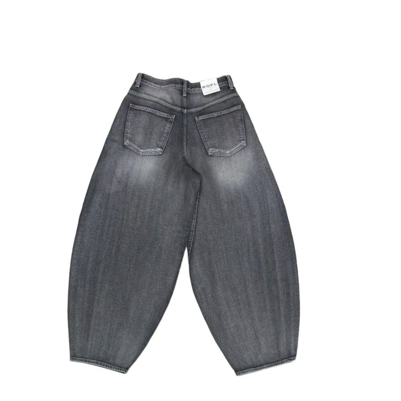 ROFL東大門㊣實拍女裝新品時尚人氣推薦25秋冬職業休閑牛仔褲ROFL牛仔褲