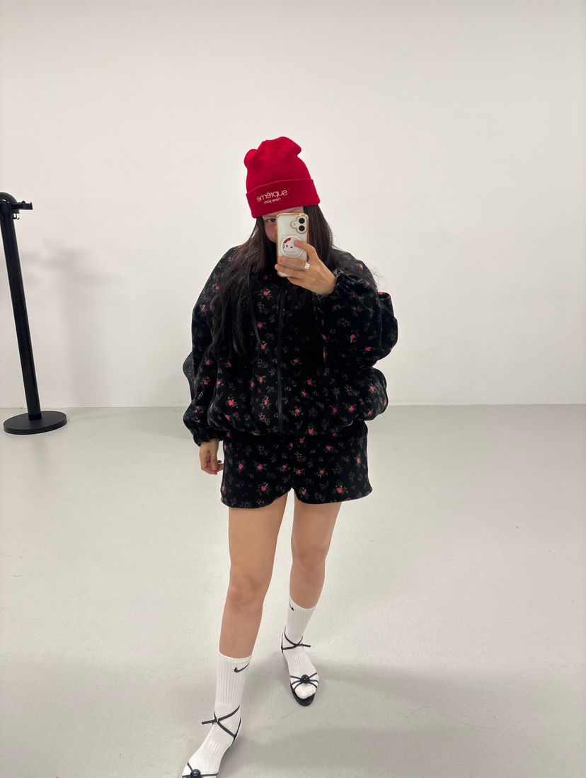 PLATFORM-L韓國代購㊣女士新品人氣時尚25秋冬推薦短褲雙面PLATFORM短褲