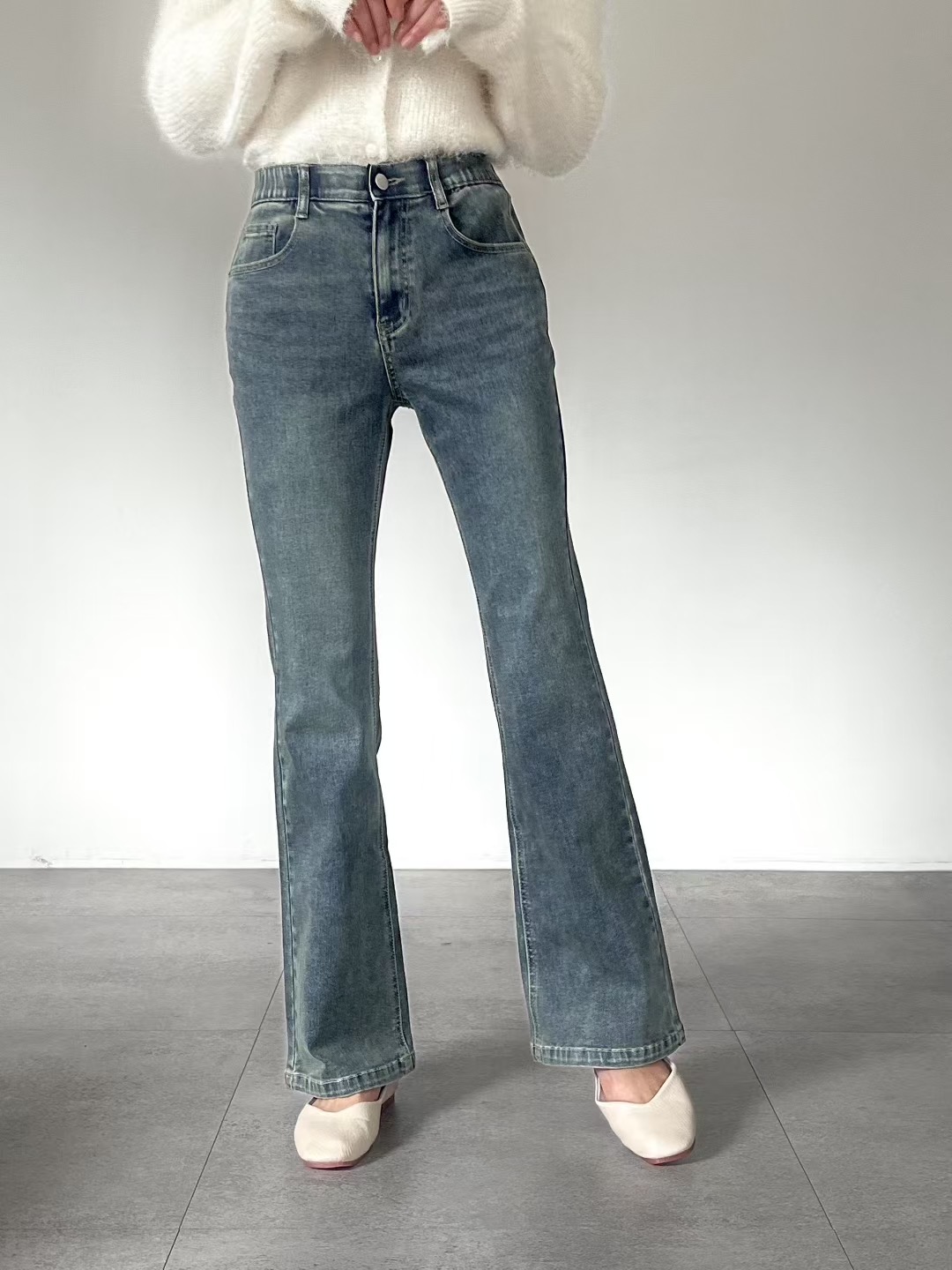 UB 40東大門㊣代購女裝新款推薦真品25秋冬人氣熱賣牛仔褲UB 40牛仔褲