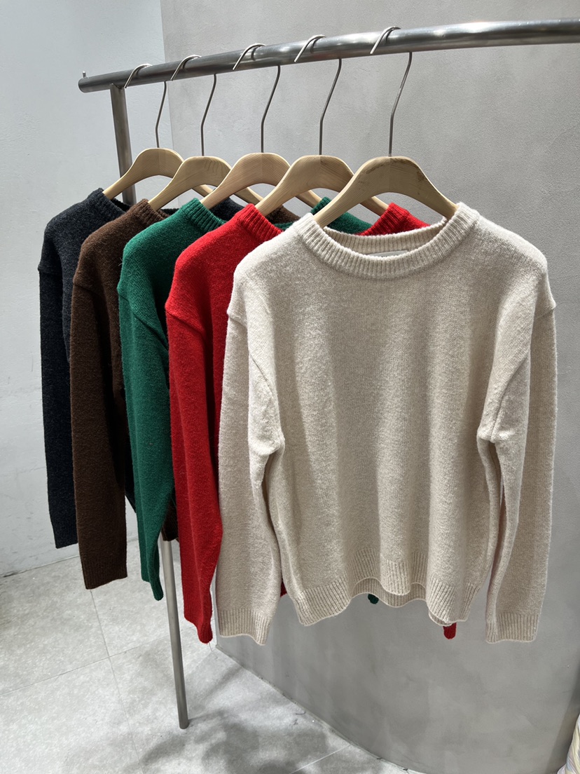 EVERCOMMERCE METICULOUSLY DESIGNED韓國直郵㊣女裝新款真品針織衫褶皺EVERCOMMERCE針織衫