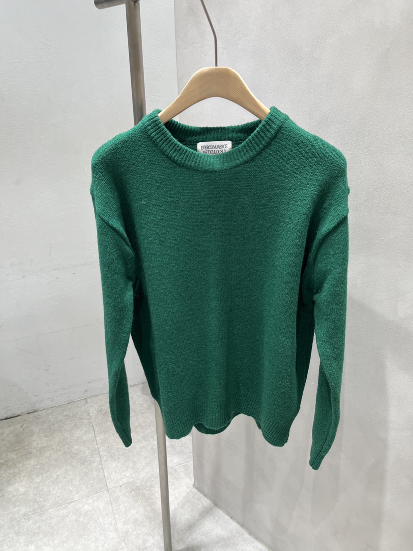 EVERCOMMERCE METICULOUSLY DESIGNED韓國直郵㊣女裝新款真品針織衫褶皺EVERCOMMERCE針織衫圖色2