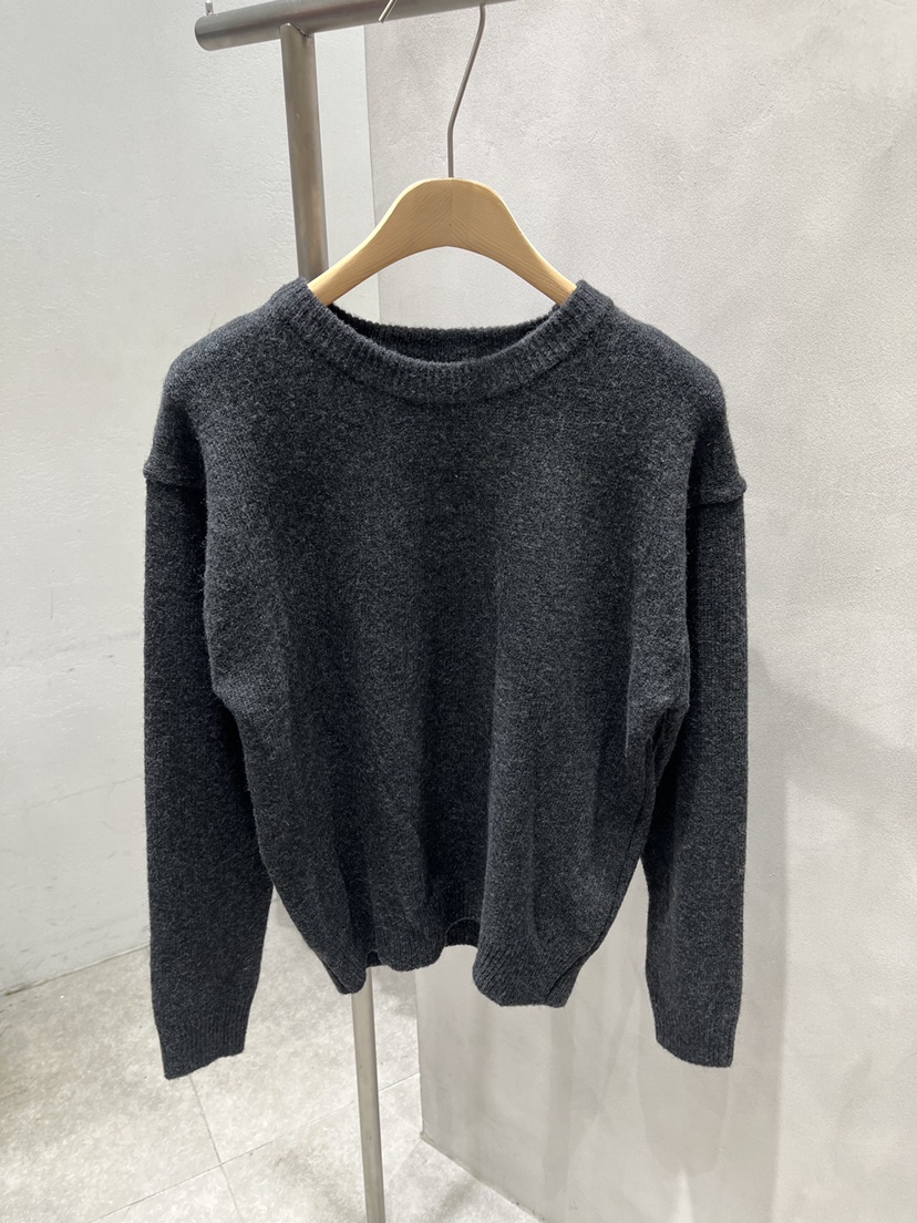 EVERCOMMERCE METICULOUSLY DESIGNED韓國直郵㊣女裝新款真品針織衫褶皺EVERCOMMERCE針織衫圖色5