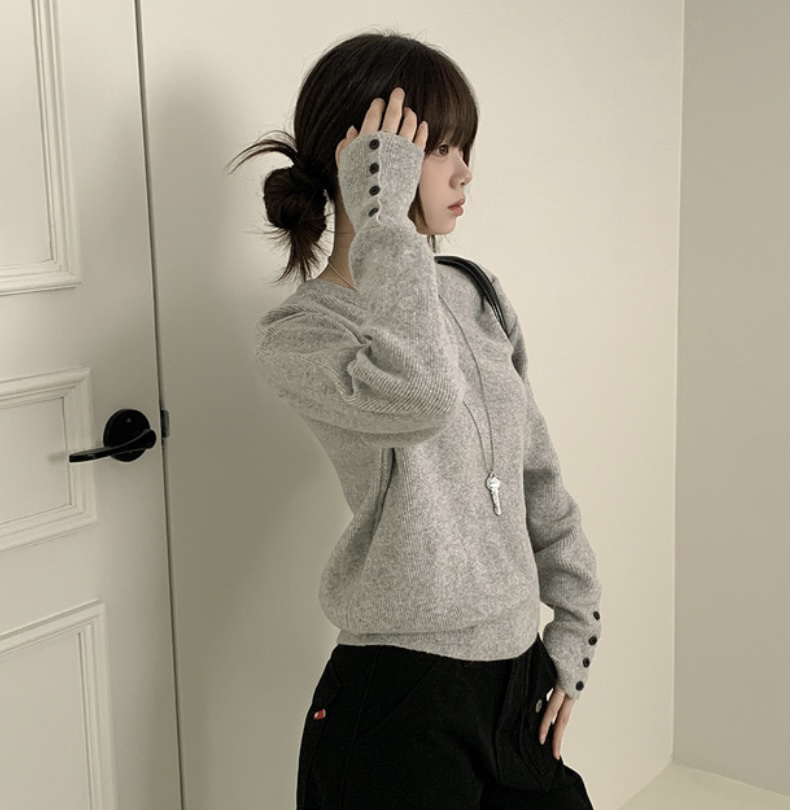 EVERCOMMERCE METICULOUSLY DESIGNED韓國直郵㊣女士新款25秋冬針織衫EVERCOMMERCE針織衫