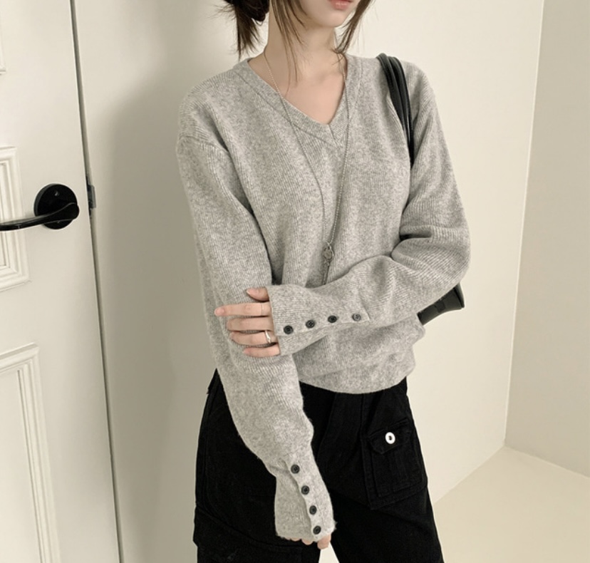 EVERCOMMERCE METICULOUSLY DESIGNED韓國直郵㊣女士新款25秋冬針織衫EVERCOMMERCE針織衫