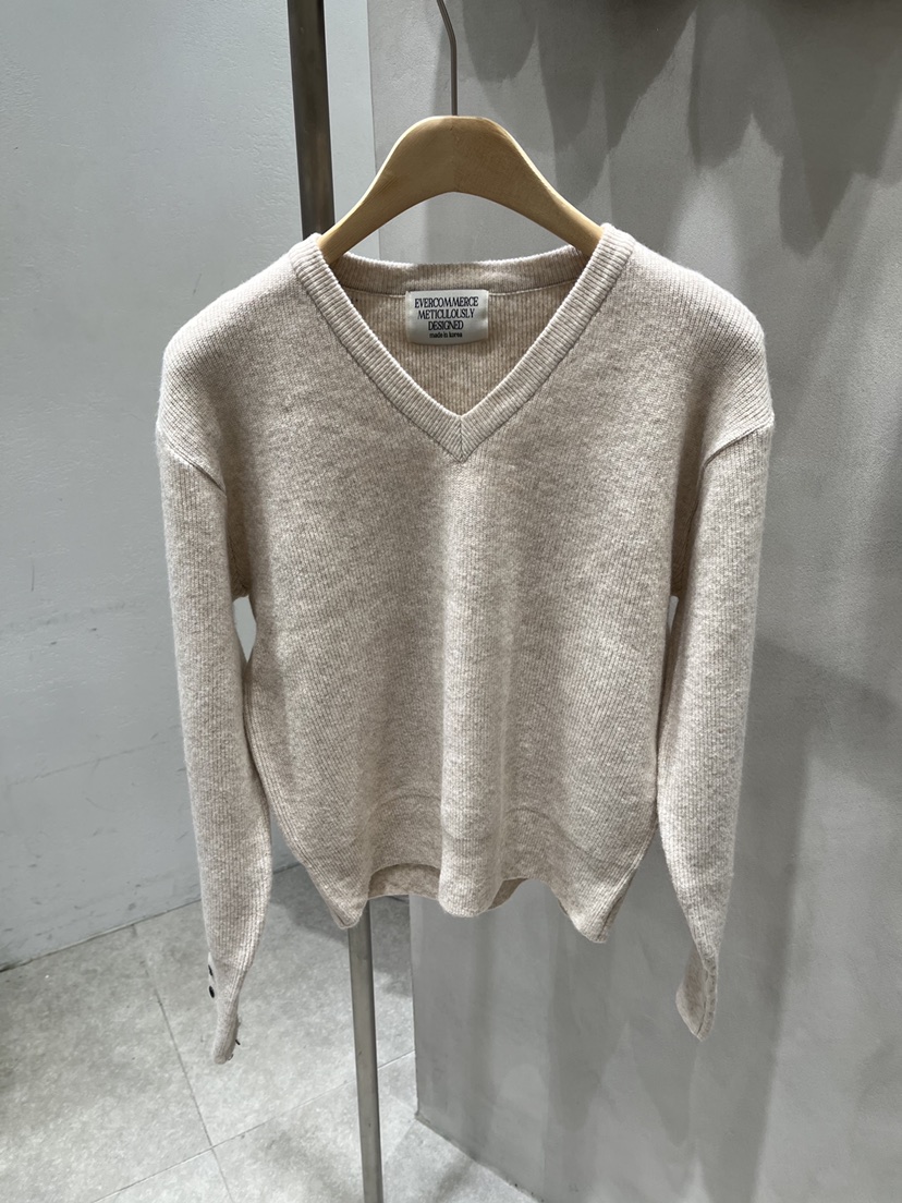 EVERCOMMERCE METICULOUSLY DESIGNED韓國直郵㊣女士新款25秋冬針織衫EVERCOMMERCE針織衫圖色1