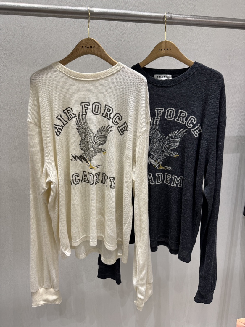 FRANC—L東大門㊣代購女士新款熱賣休閑人氣真品長袖T恤華夫格FRANC長袖T恤