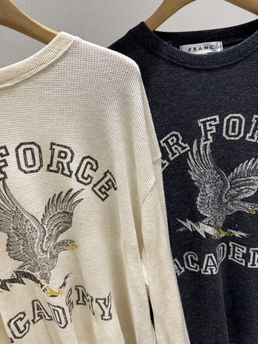 FRANC—L東大門㊣代購女士新款熱賣休閑人氣真品長袖T恤華夫格FRANC長袖T恤