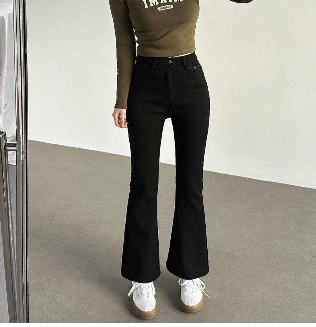 UB 40東大門㊣代購女士新款時尚真品休閑25秋冬牛仔褲加絨UB 40牛仔褲圖色1